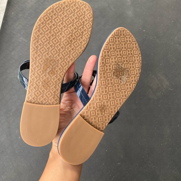 Tory Burch Miller Leather rainbow Sandals size 6 - Picture 6 of 9